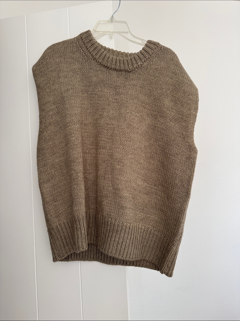 Tan sweater vest